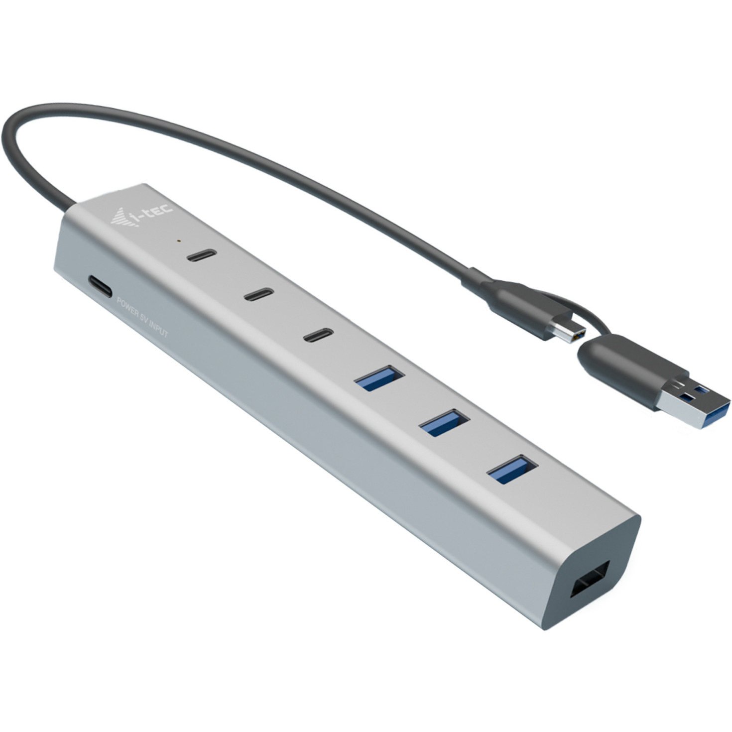 USB-C/USB-A Charging Metal HUB 7 port, USB-Hub