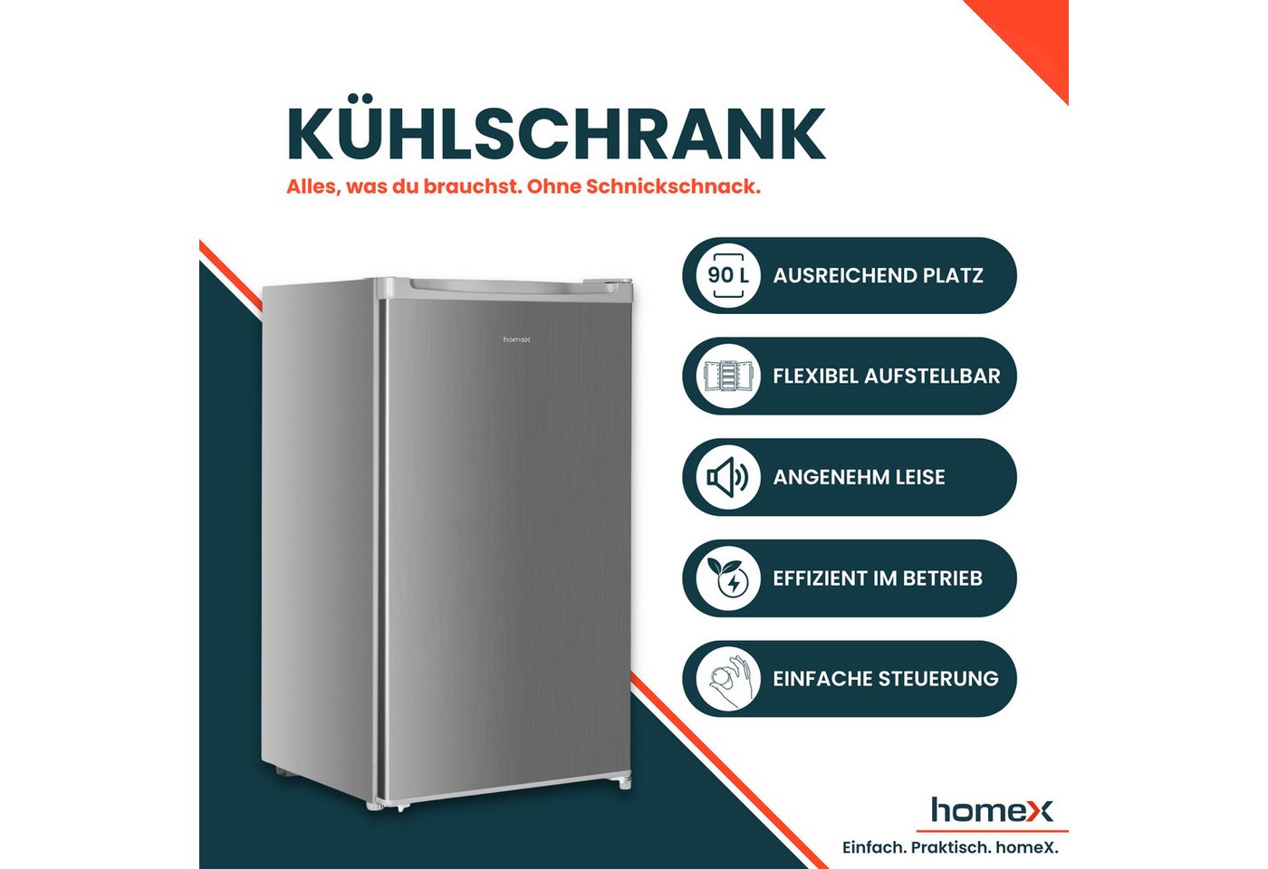 CS0881-S, Vollraumkühlschrank Bild 3