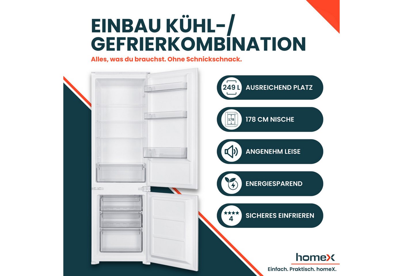CFB2491E, Kühl-/Gefrierkombination Bild 2