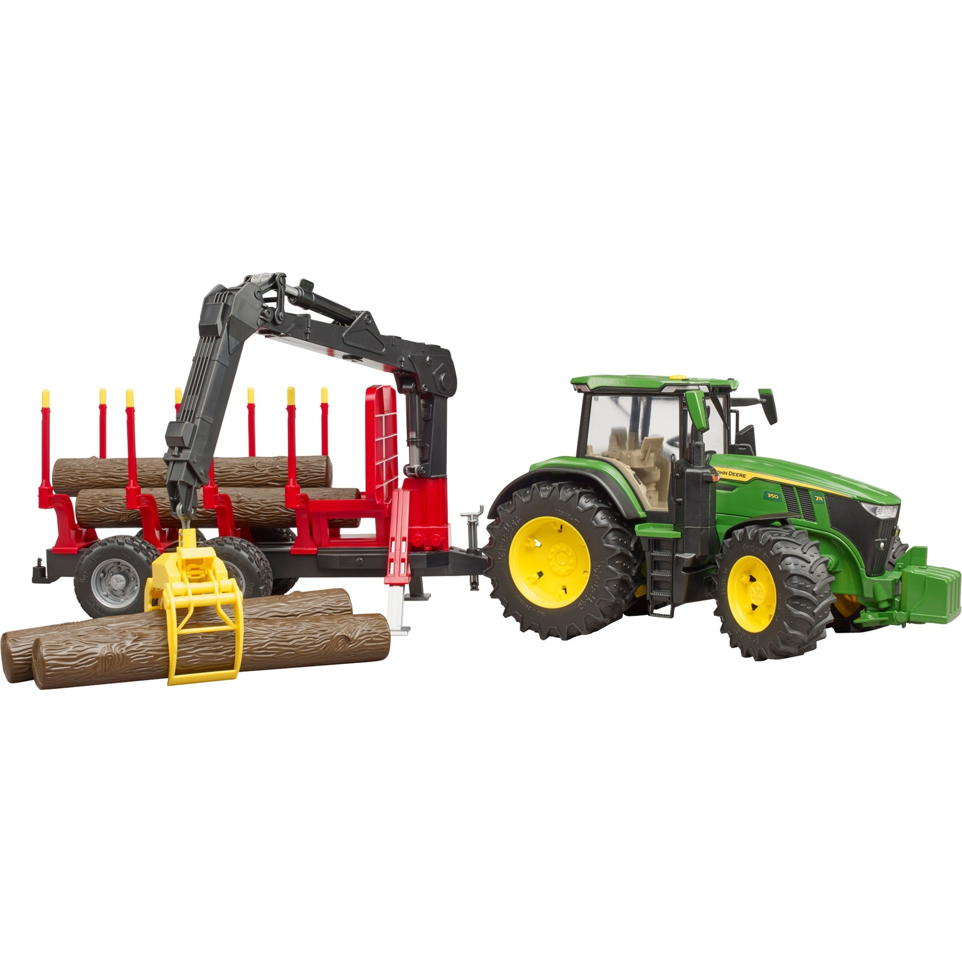 John Deere 7R 350 m Rückeanhänger, Modellfahrzeug