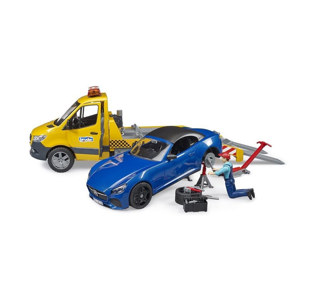 MB Sprinter Autotransporter mit Light & Sound Modul , Modellfahrzeug Bild 2