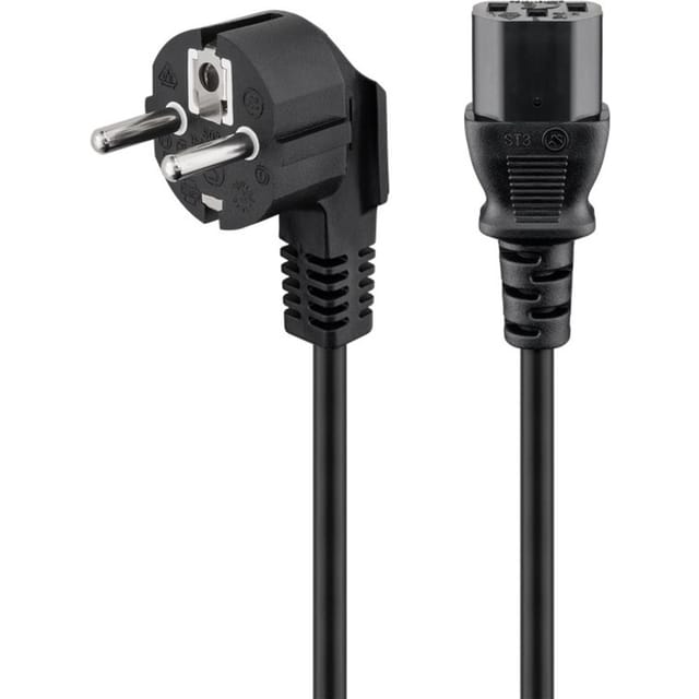 Kaltgeräte-Anschlusskabel C13 > Schutzkontakt-Stecker