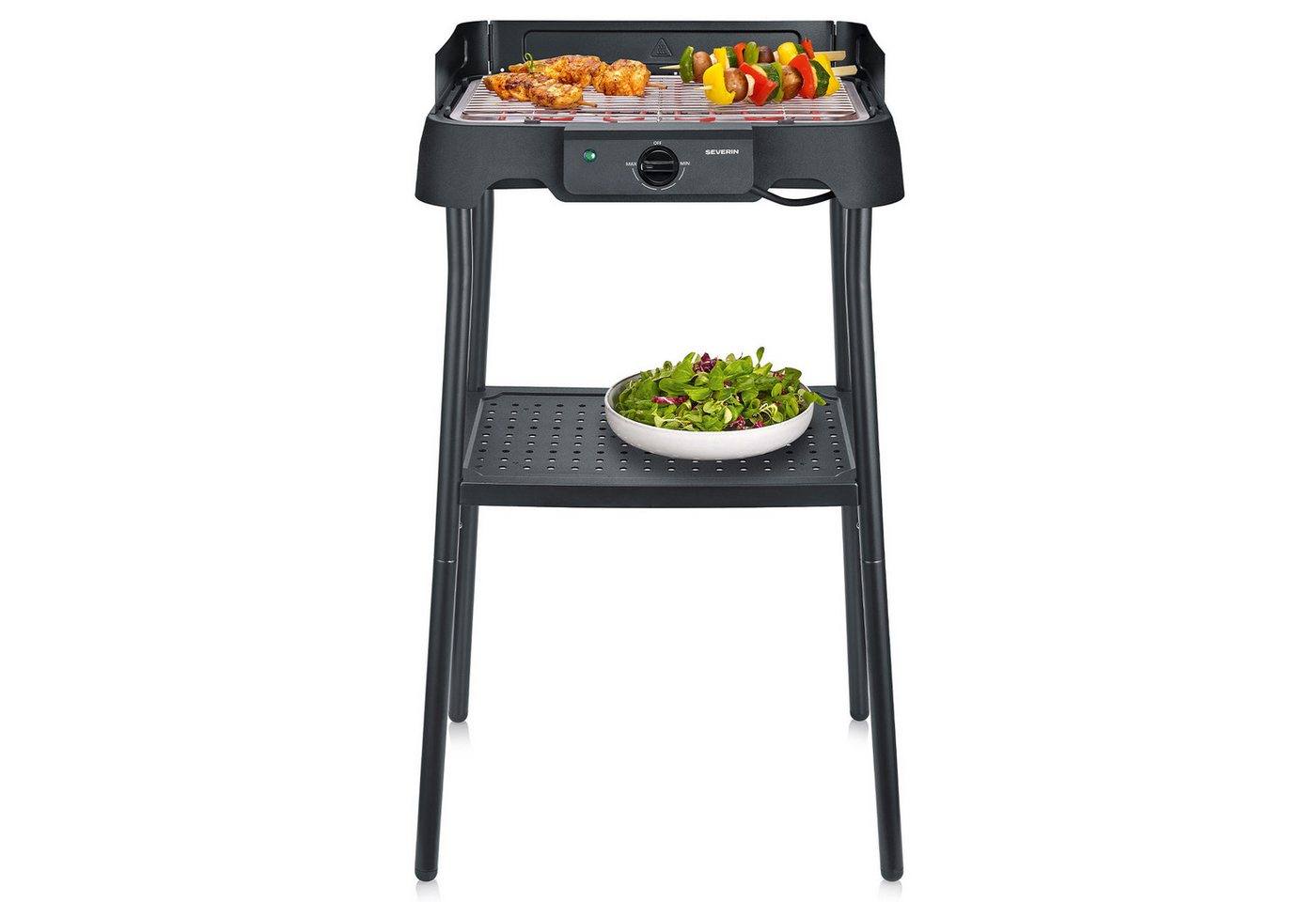 SEVERIN Standgrill »PG 8594«, Grillfläche: 38 x 22cm, 2300 W, schwarz