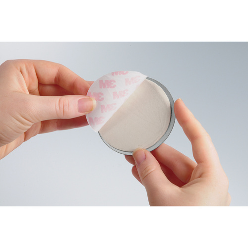 hama Rauchmelder Befestigungs-Set, ØxH: 7,1 x 5,7 cm, silber - silberfarben Bild 2