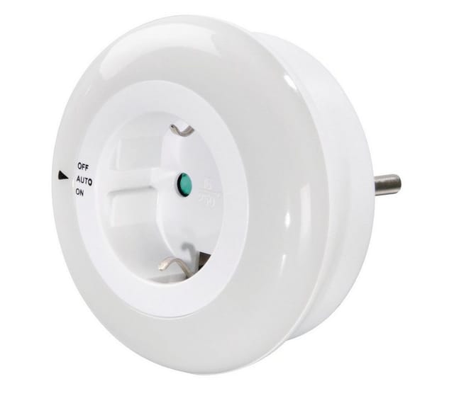 hama LED-Nachtlicht »Circle«, 0,8 W, Lichtfarbe: weiß, Kunststoff - weiss