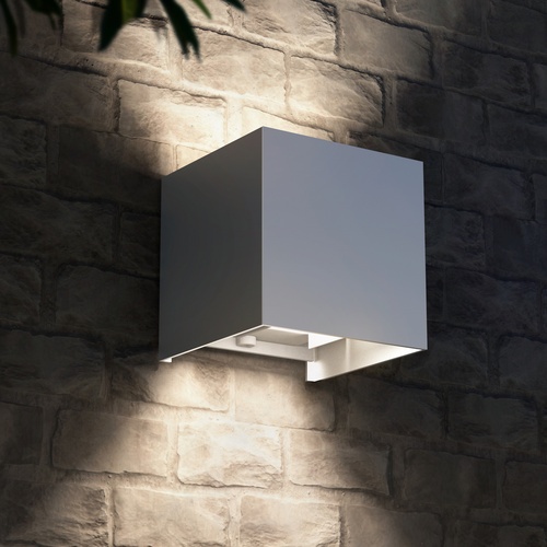 hama LED-Wandleuchte, 6 W, Metall - weiss Bild 2