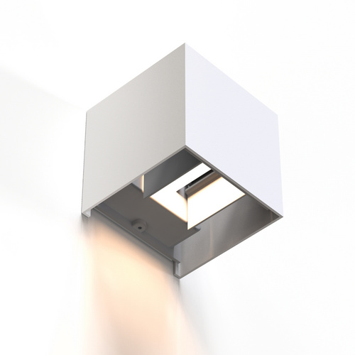 hama LED-Wandleuchte, 6 W, Metall - weiss Bild 4