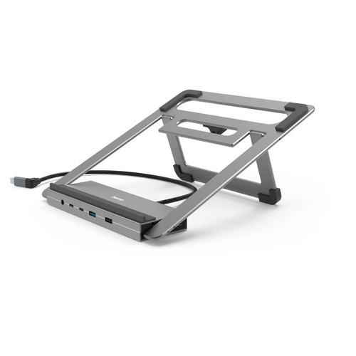 hama USB-C-Dockingstation, grau, Kunststoff