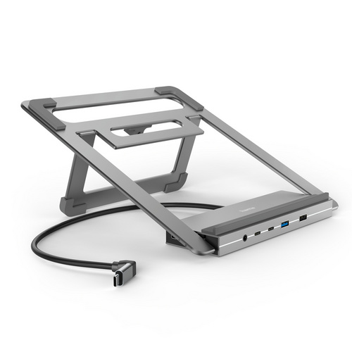 hama USB-C-Dockingstation, grau, Kunststoff Bild 5