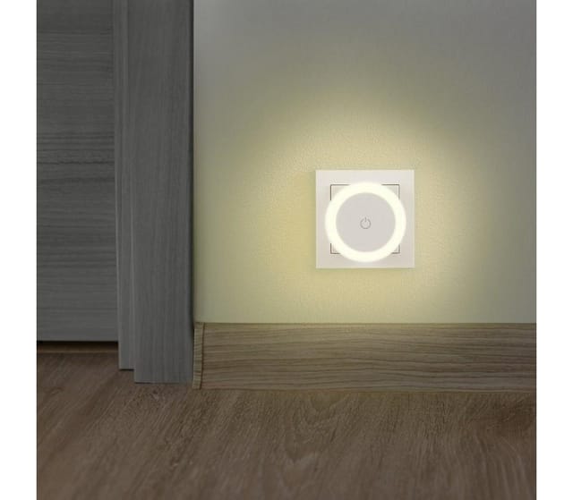 hama LED-Nachtlicht »Touch Switch«, 1 W, Lichtfarbe: weiß, Kunststoff - weiss
