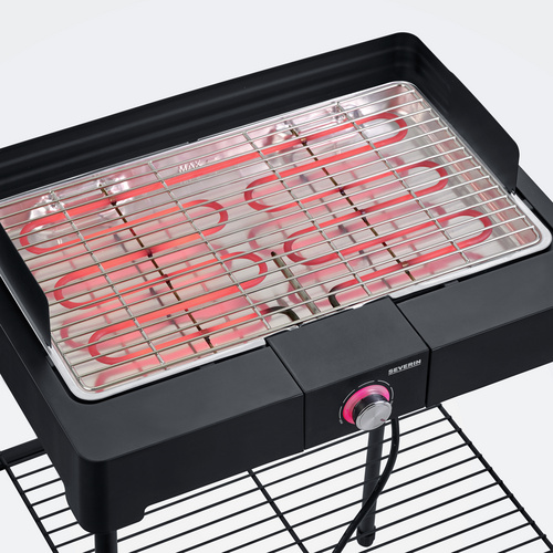 SEVERIN Elektrogrill »PG 8566«, 44,5 x 26 cm, 2200 W, schwarz