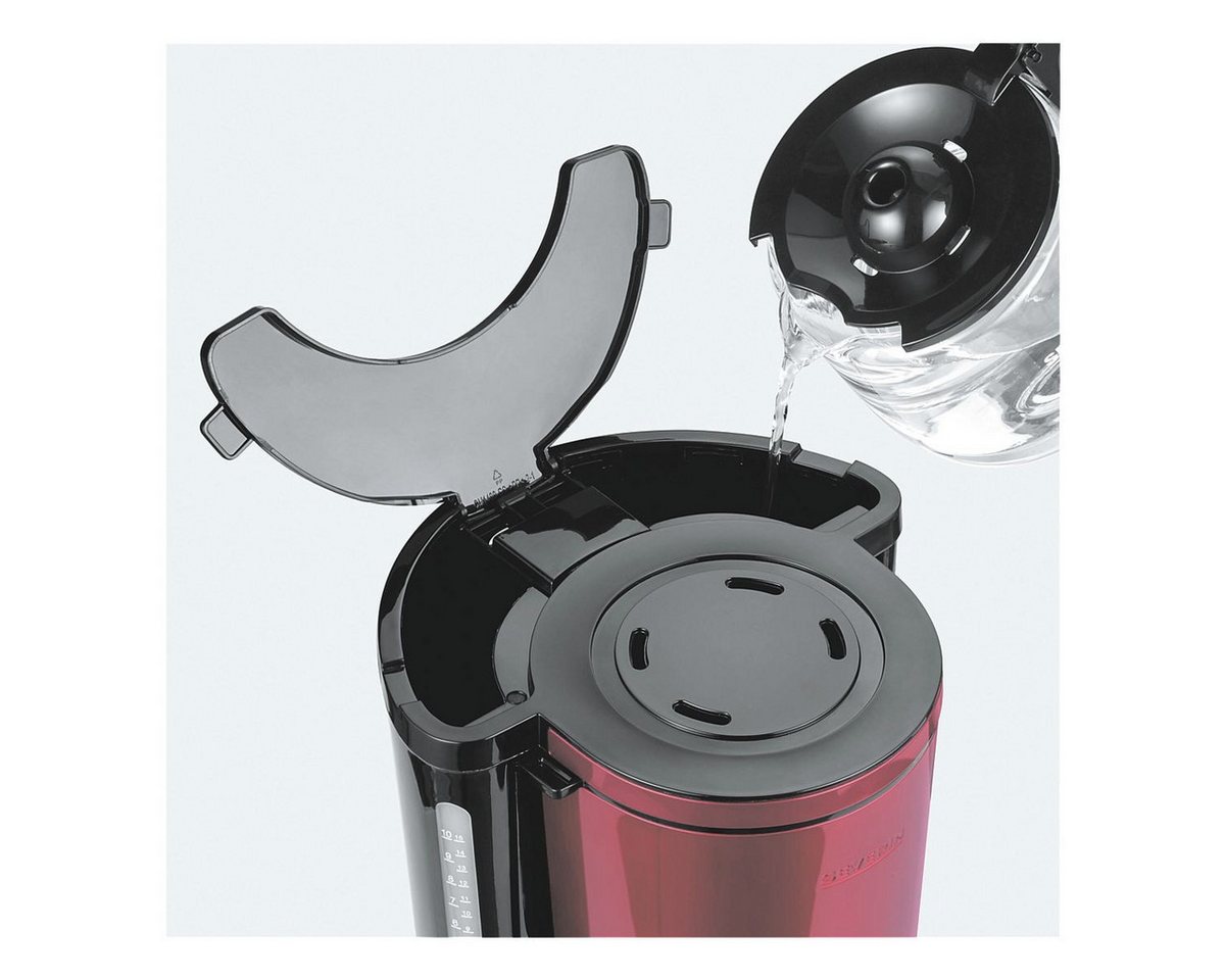 SEVERIN Kaffeemaschine »KA 4817«, 1000 w - rot