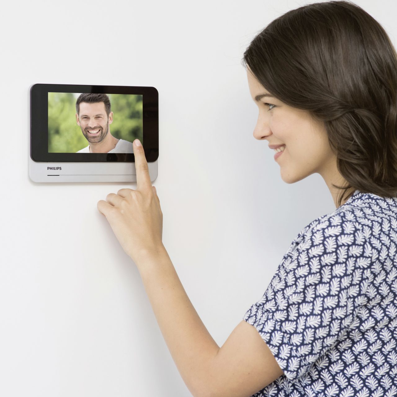 Philips Türsprechanlage WelcomeEye Wireless Video-Türsprechanlage, 7 Zoll Touchscreen Bild 2