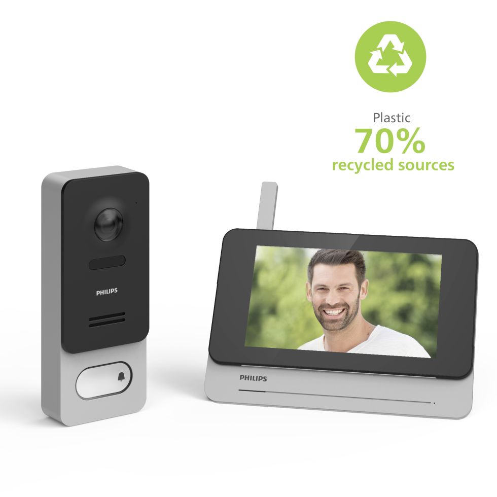 Philips Türsprechanlage WelcomeEye Wireless Video-Türsprechanlage, 7 Zoll Touchscreen Bild 4
