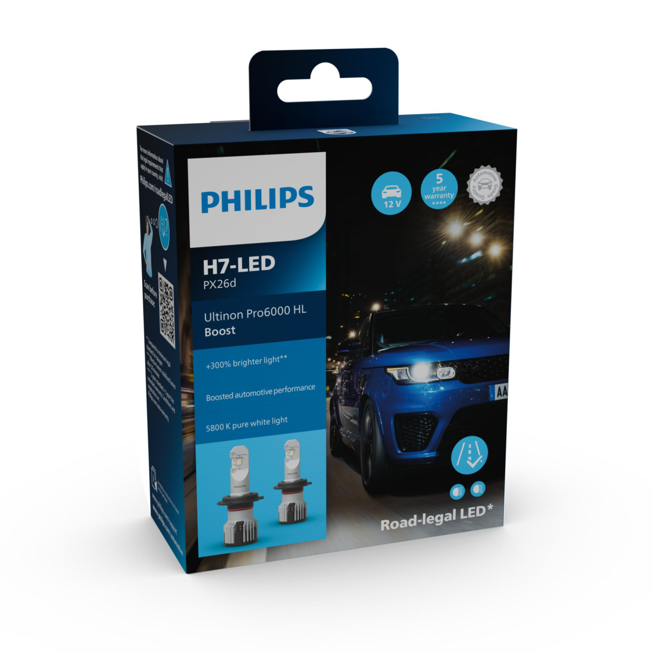 Philips Scheinwerferlampe H7-LED Ultinon Pro6000 Boost PX26d Bild 3