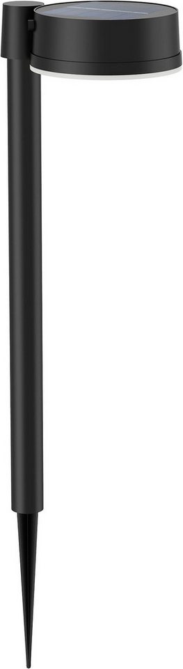 Philips LED Solar-Sockelleuchte Vynce schwarz 54 x 11,2 cm mit Erdspieß Bild 2