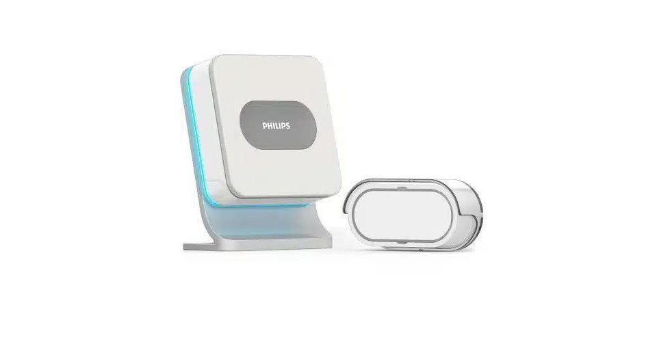Philips Funk Klingel Welcomebell 300 Color weiß/grau Bild 4