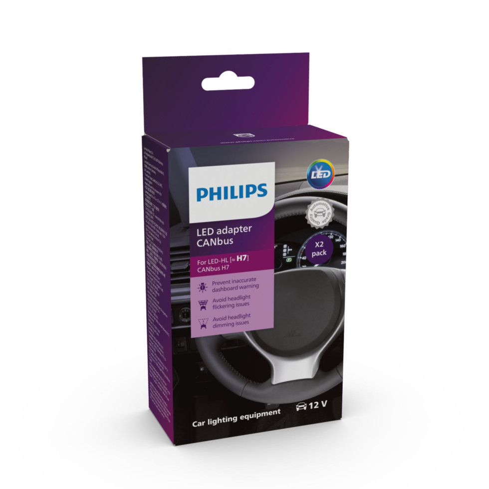 Philips CanBus-Adapter für Scheinwerferlampe H7-LED 2.0 2 Stück Bild 2