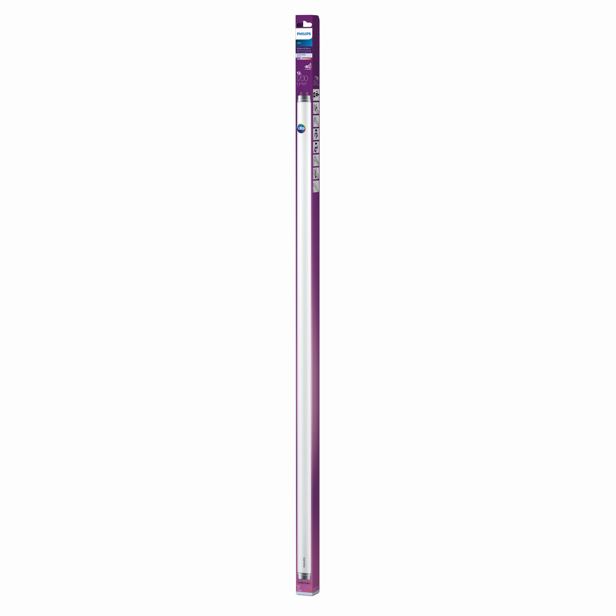 Philips LED-Leuchtmittel Stabform 90 cm G13 12 W neutralweiß Bild 2