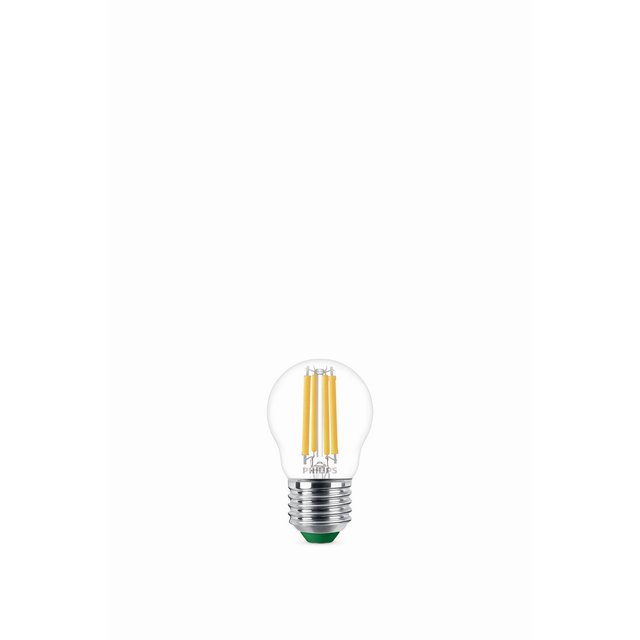 Philips LED-Leuchtmittel Filament Tropfenform P45 E27 2,3W warmweiß klar