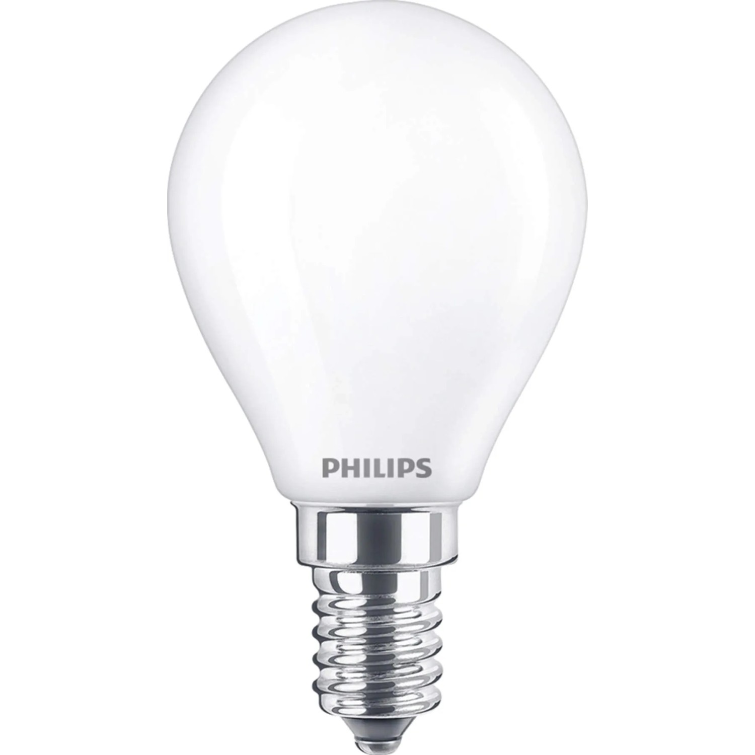 Philips LED-Leuchtmittel Filament Tropfenform P45 E14 4W warmweiß matt
