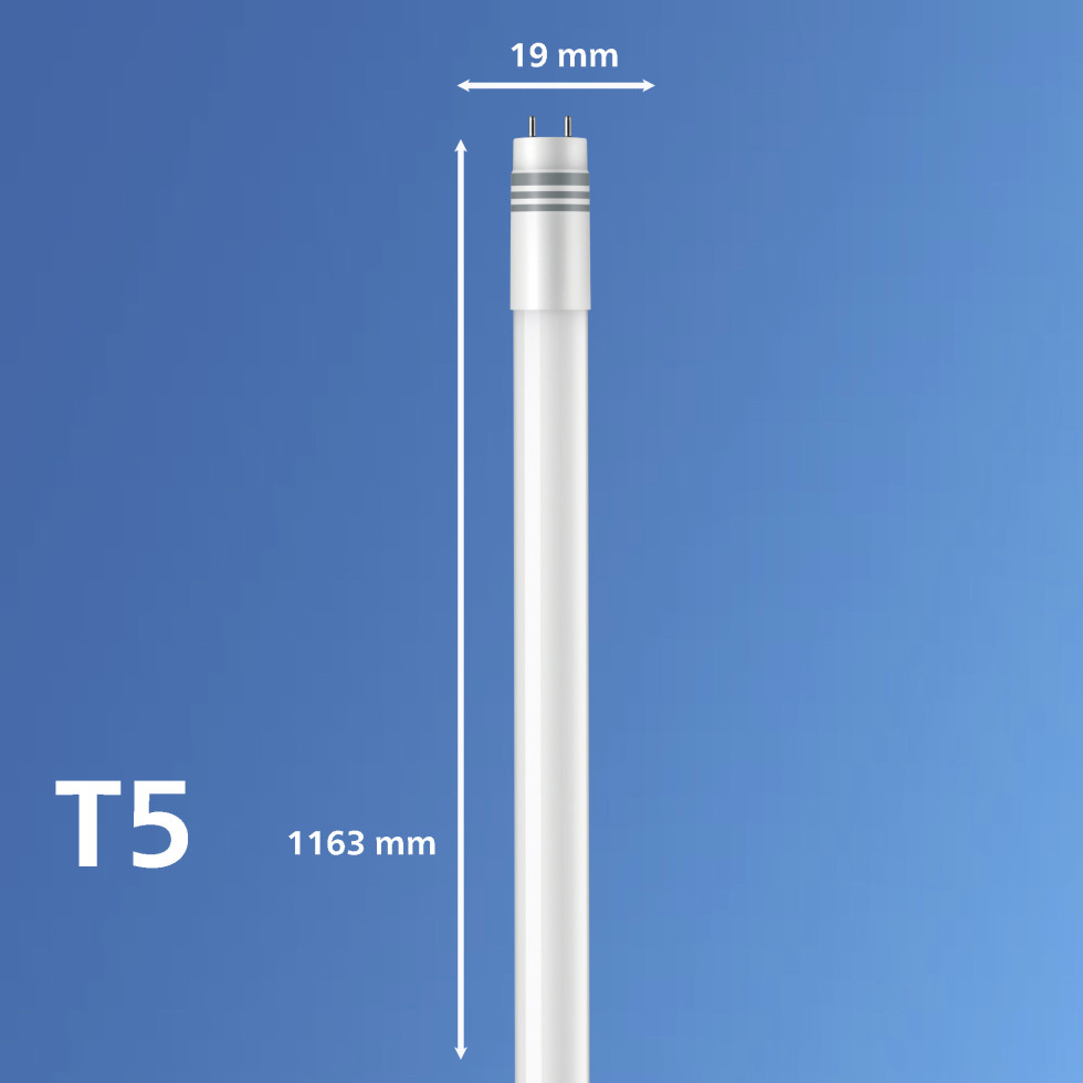 Philips LED-Leuchtmittel Stabform T5 Röhre 17,1W G5 neutralweiß matt