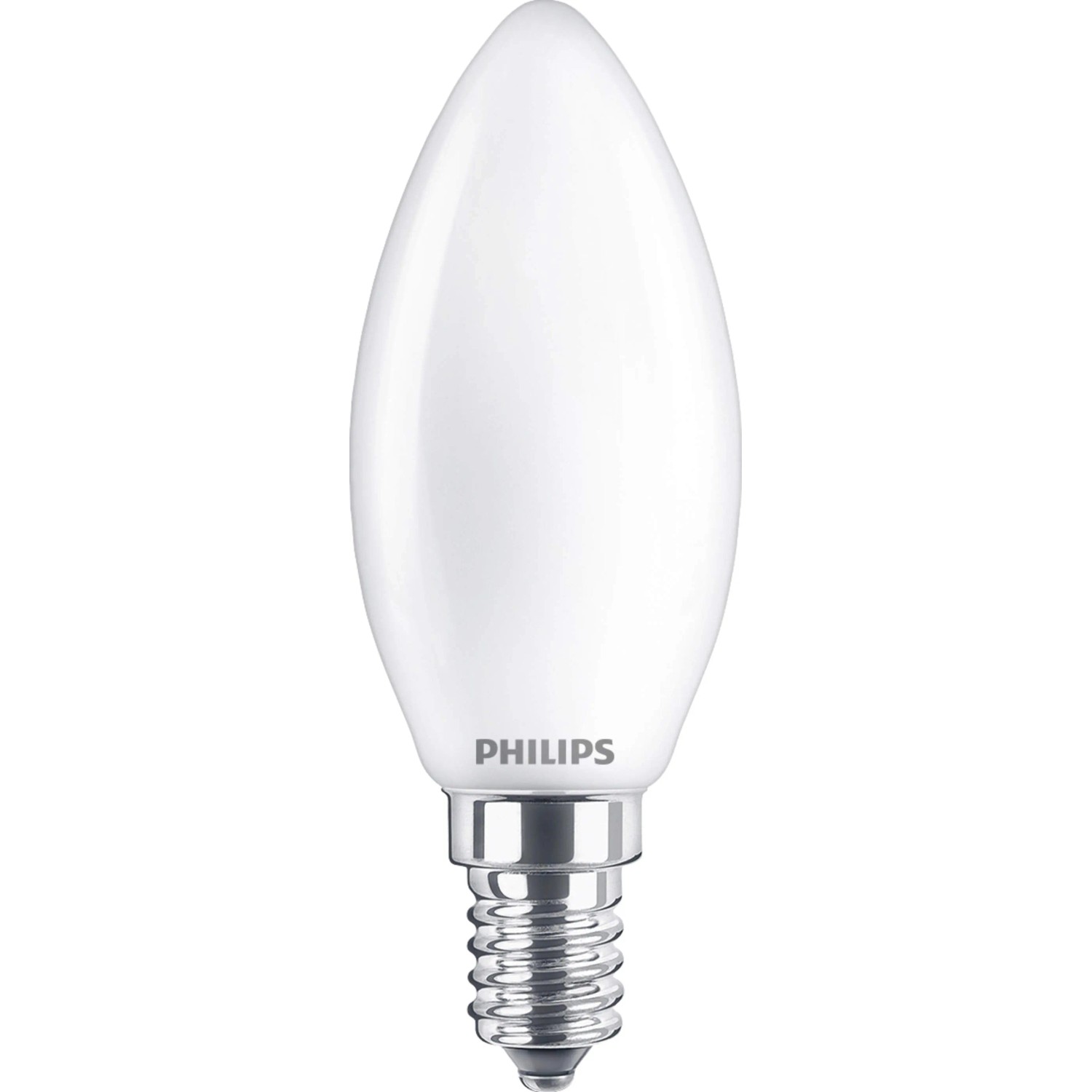 Philips LED-Leuchtmittel Filament Kerzenform B35 E14 2,2W warmweiß matt