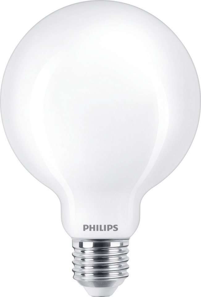 Philips LED-Leuchtmittel Filament Globe G93 E27 7W warmweiß matt