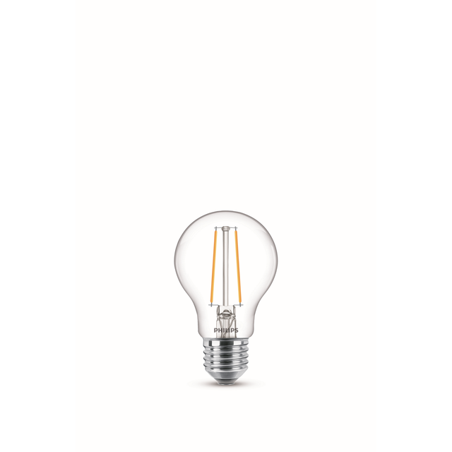Philips LED-Leuchtmittel Birnenform A60 E27 1,5W warmweiß