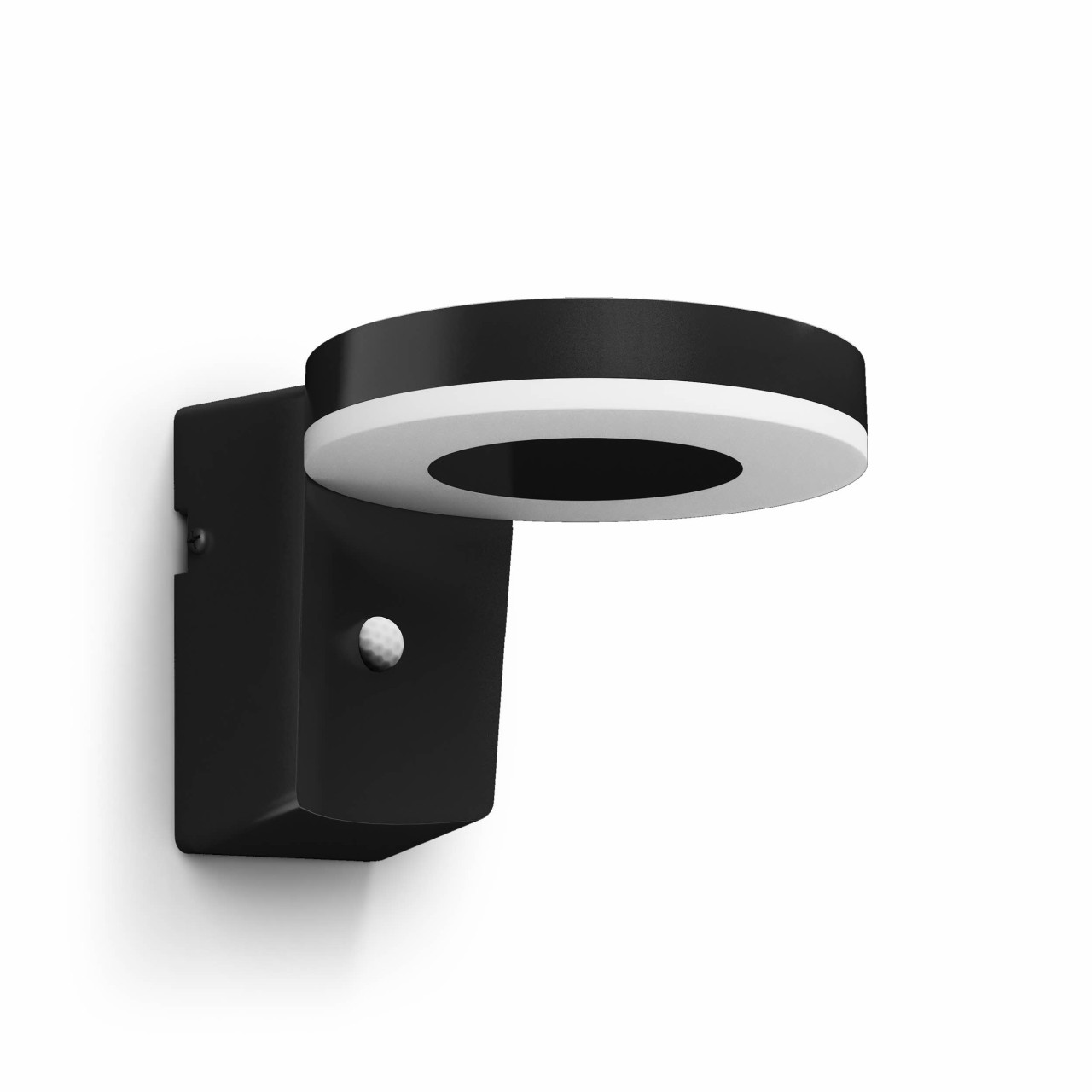 Solar Wandleuchte Zonal rund 21,4 x 16,7 x 14,2 cm schwarz Bild 3