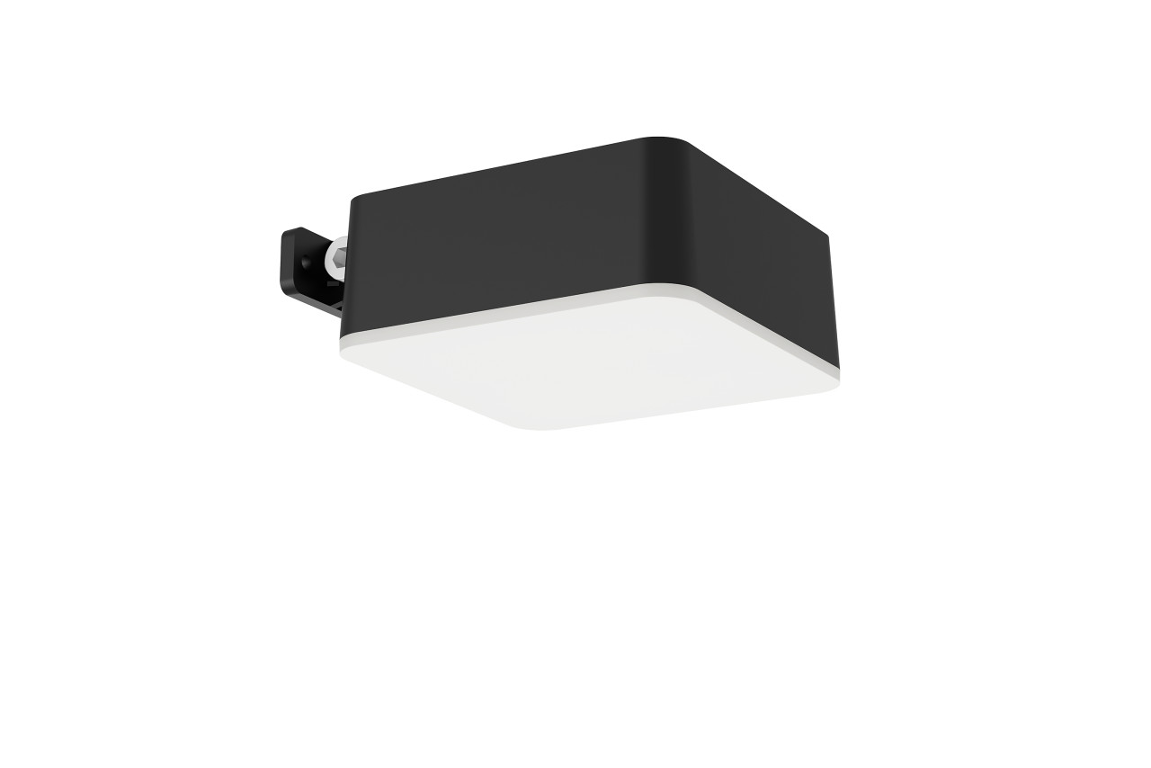 Solar Wandleuchte Vynce 14 x 11,7 x 5,4 cm schwarz