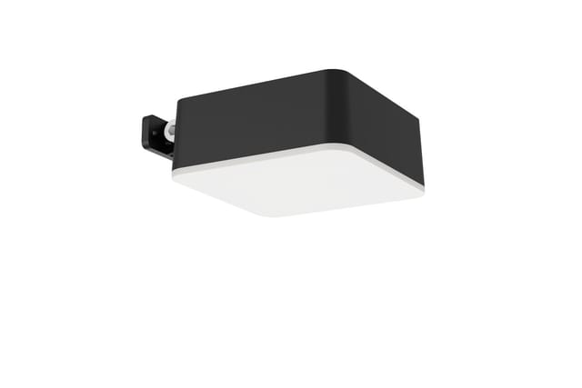 Solar Wandleuchte Vynce 14 x 11,7 x 5,4 cm schwarz