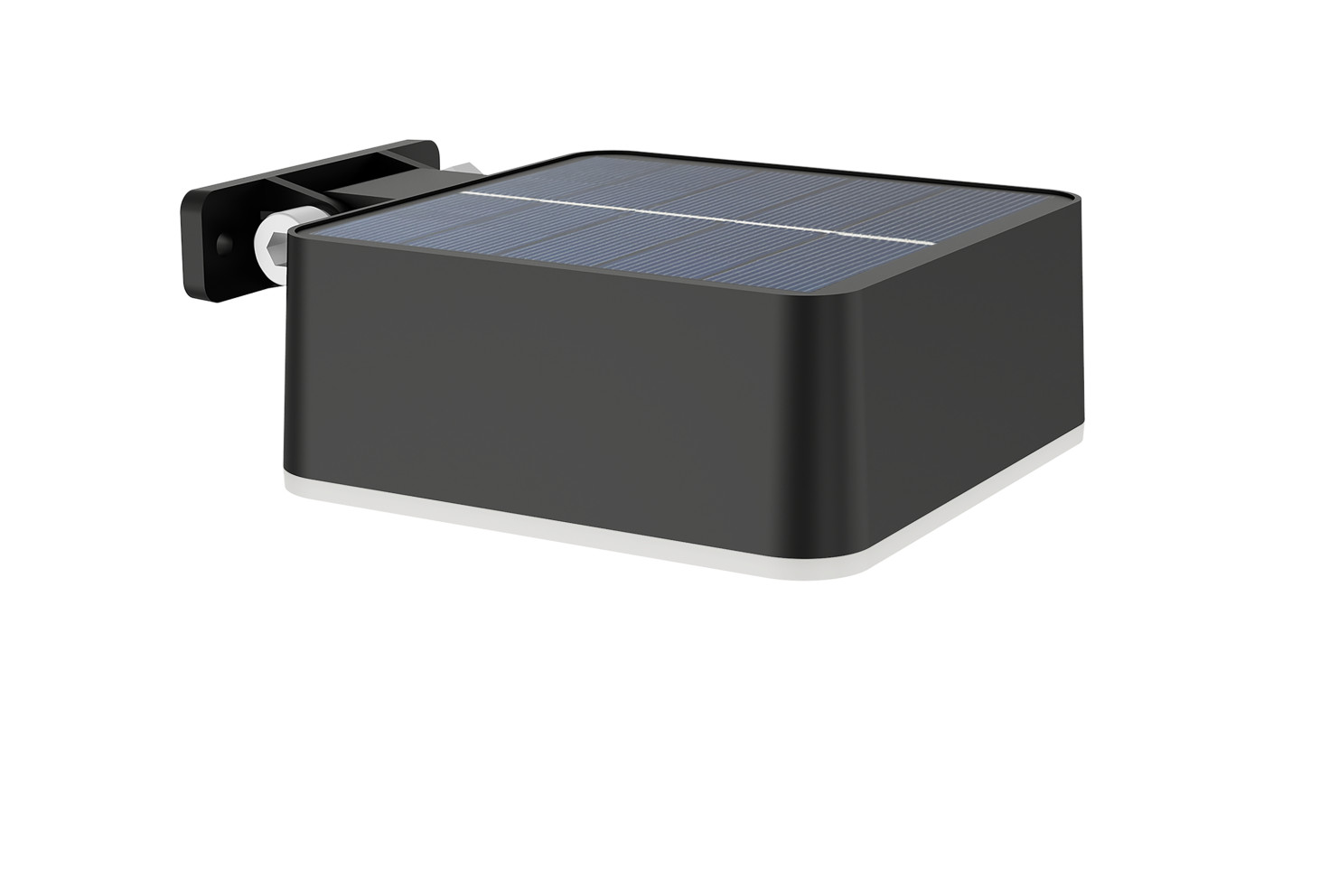 Solar Wandleuchte Vynce 14 x 11,7 x 5,4 cm schwarz Bild 3