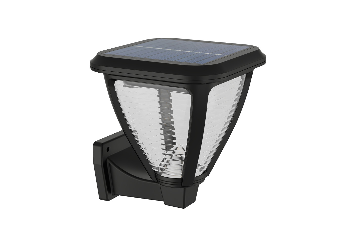Solar Wandleuchte Vapora 15,8 x 14,7 x 13,7 cm schwarz