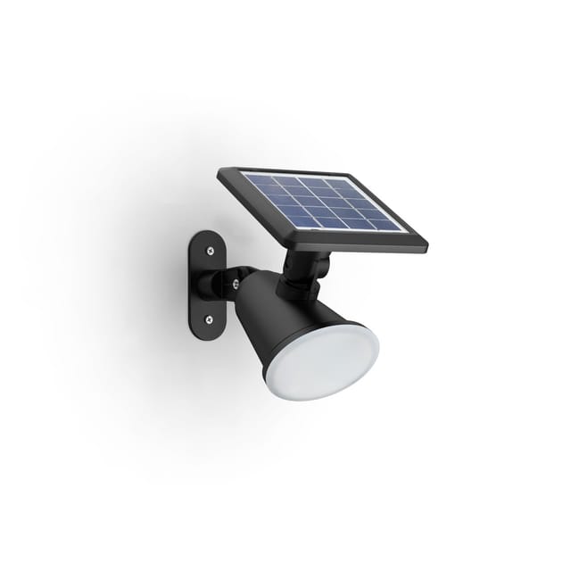 Solar Spot Wandleuchte Jivix 18,5 x 14,5 x 11,5 cm schwarz