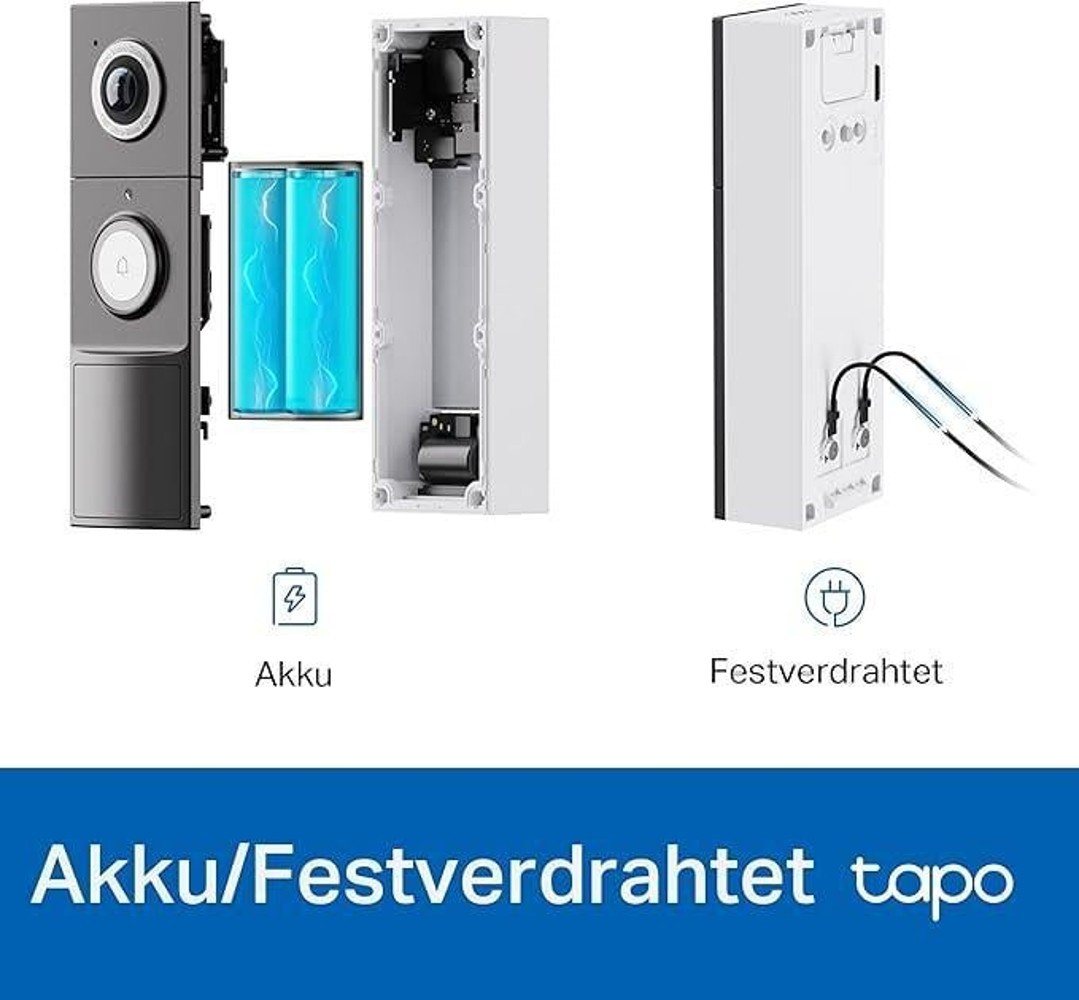 TP-Link Türklingelkamera Tapo D235 Smart Video schwarz Bild 4