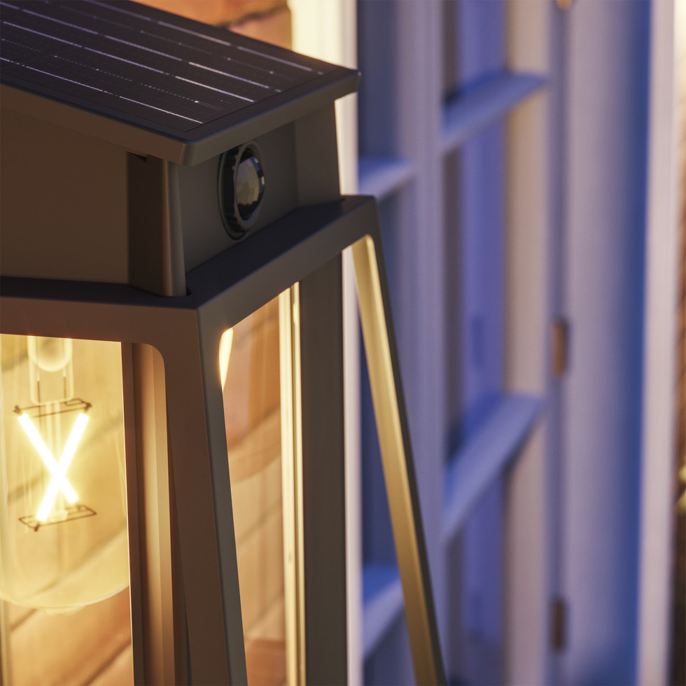 Philips Solar Wandleuchte Lysin Wand 33,5 x 23,5 x 23,5 cm warmweiß Bild 4