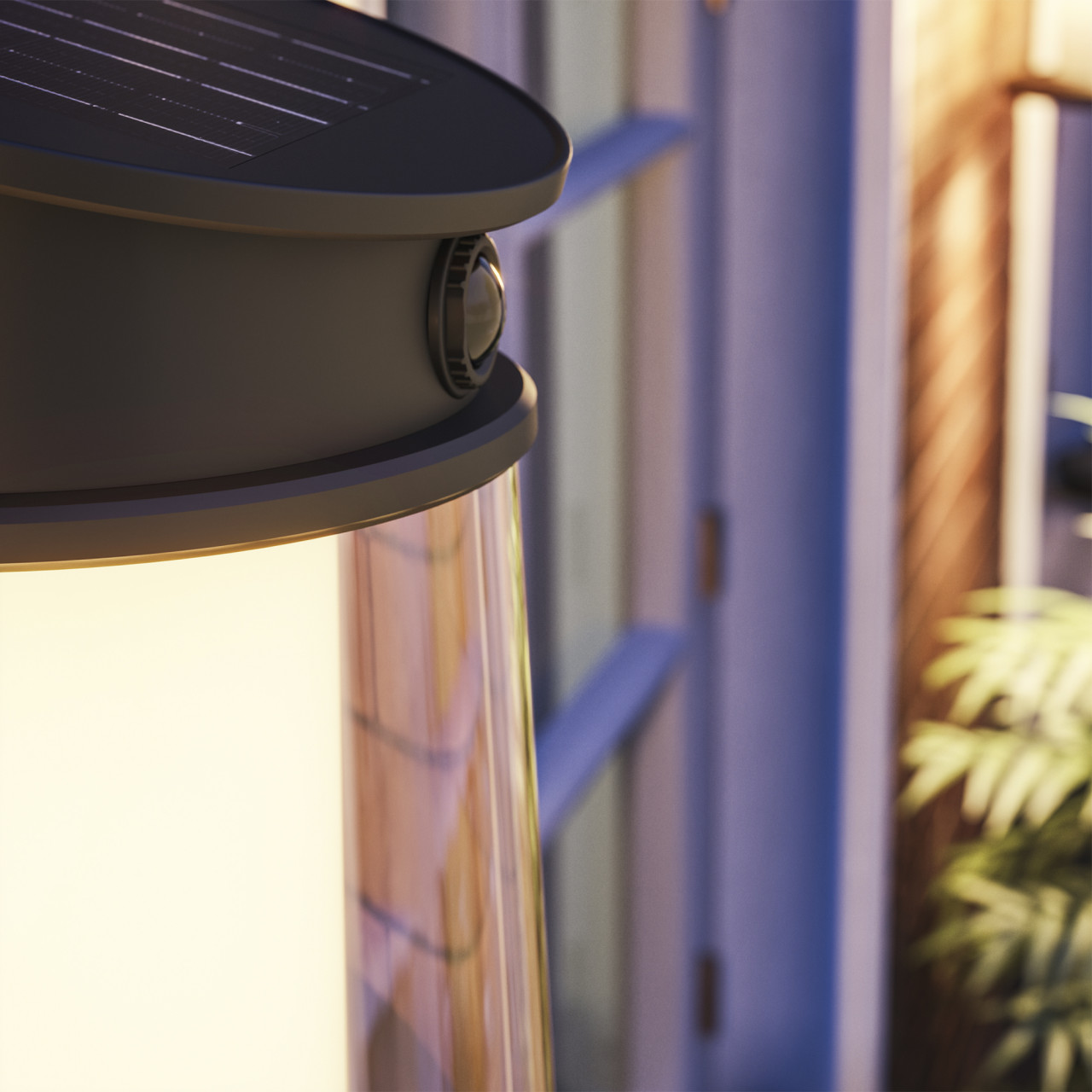 Philips Solar-Wandleuchte Juda 37,5 x 23,5 x 23,5 cm warmweiß Bild 3