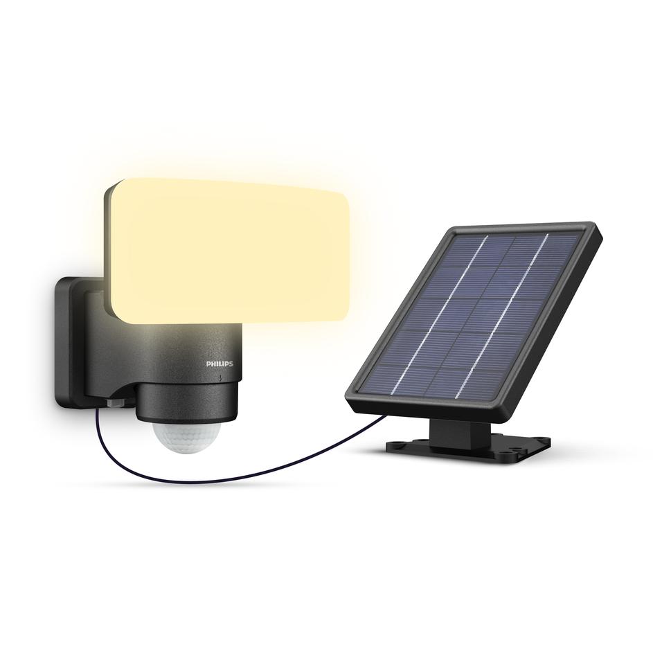 Philips Solar Wandleuchte Tylus schwarz 18,5 x 17 x 21 cm warmweiß-kaltweiß Bild 3