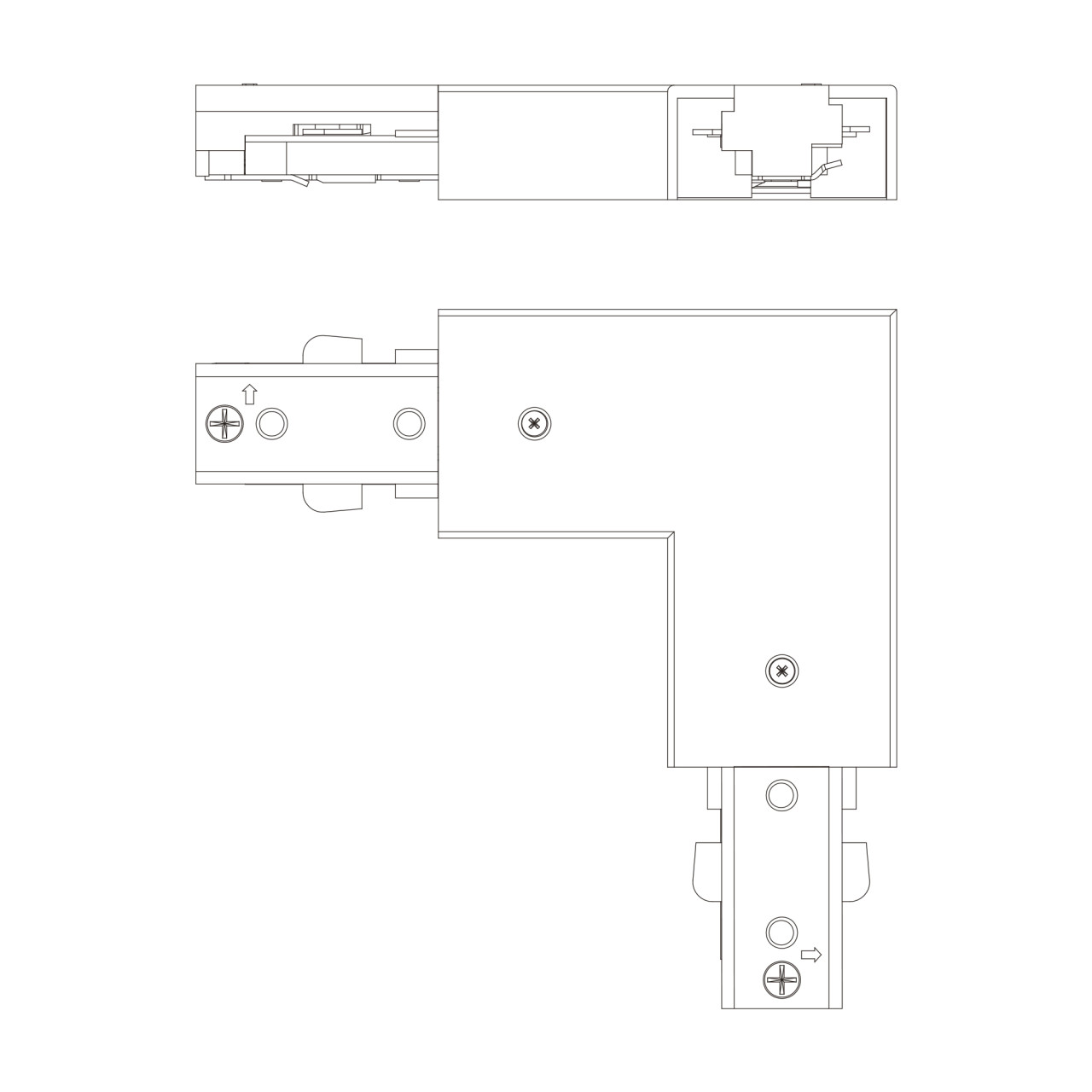 Philips EasyLink Stromverbinder für Schienenleuchte L schwarz Bild 2