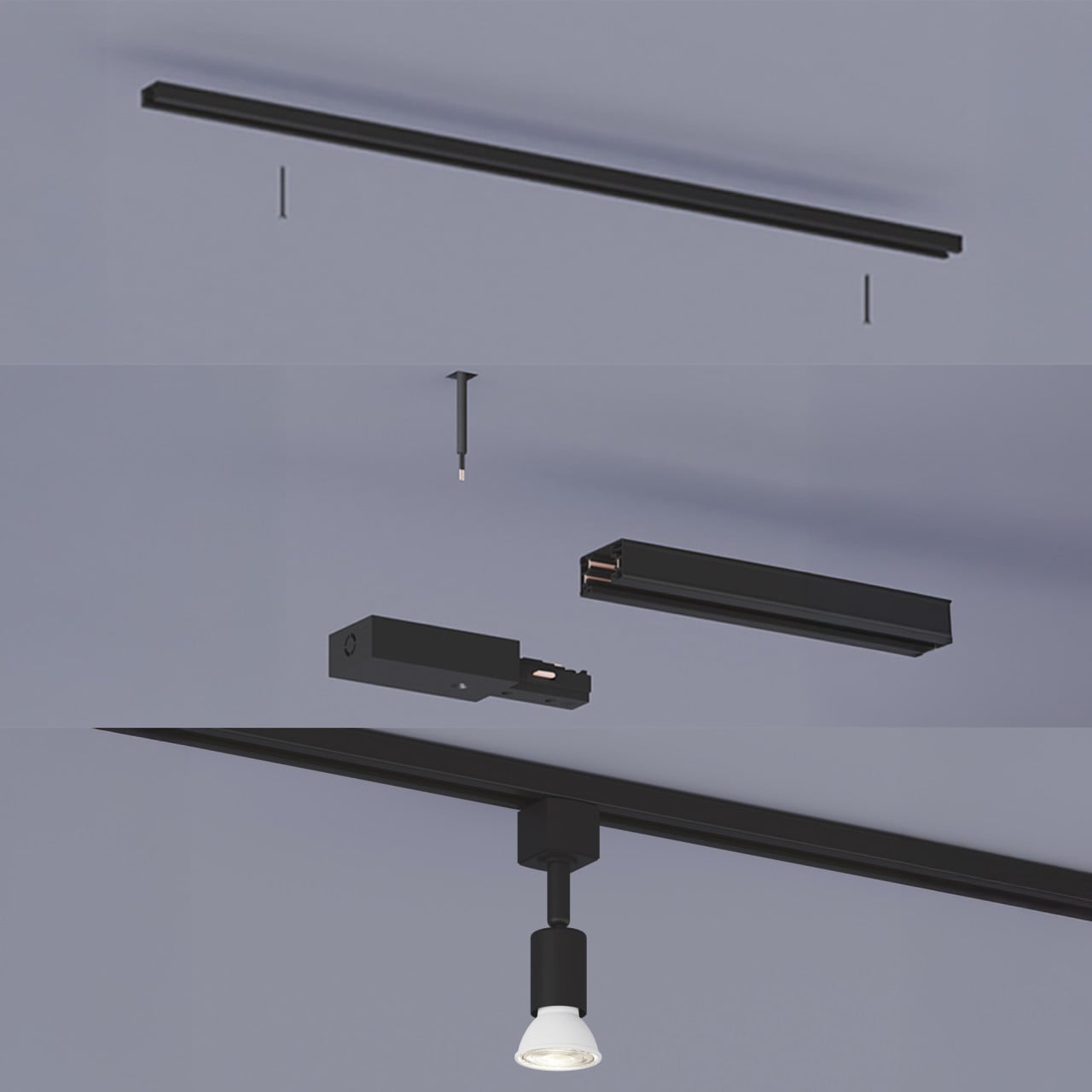 Philips EasyLink Stromverbinder für Schienenleuchte L schwarz Bild 4