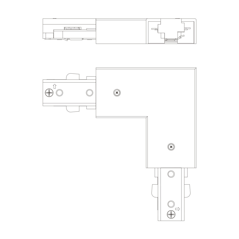 Philips EasyLink Stromverbinder für Schienenleuchte L weiß Bild 3