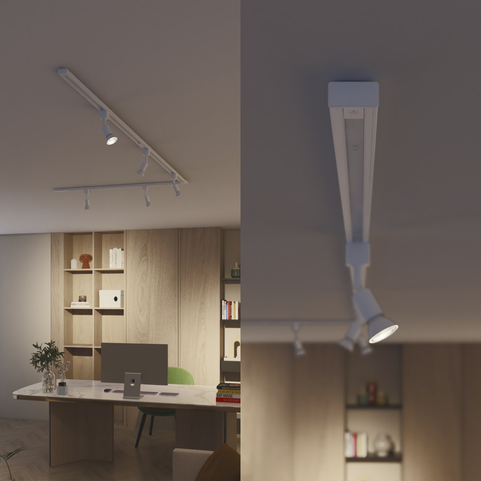 Philips EasyLink Stromverbinder für Schienenleuchte L weiß Bild 4