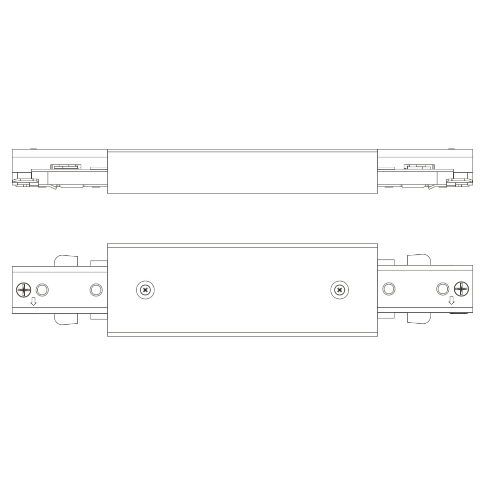 Philips EasyLink Stromverbinder für Schienenleuchte doppelseitig weiß Bild 2