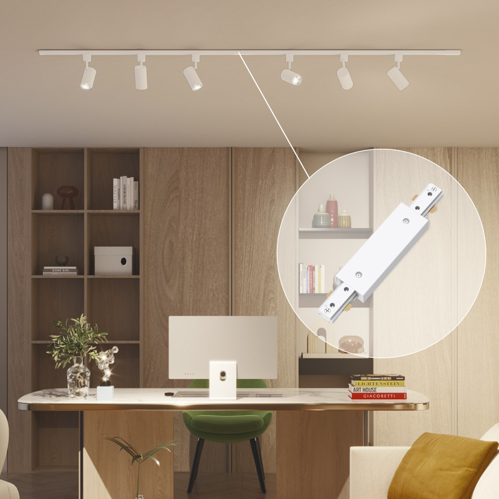 Philips EasyLink Stromverbinder für Schienenleuchte doppelseitig weiß Bild 3