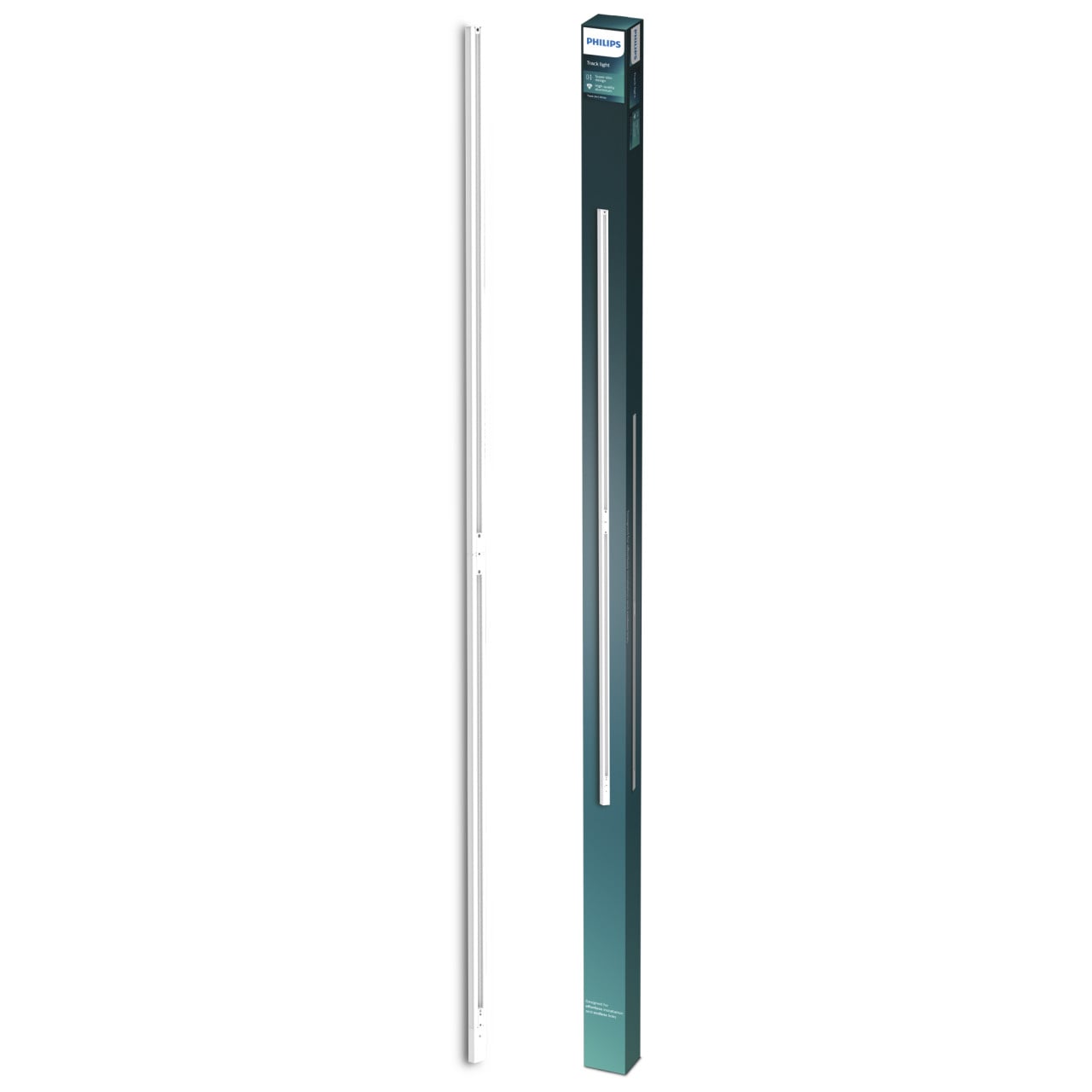 Philips EasyLink Trägerschienen 2 x 1 m mit Stromzufuhr weiß