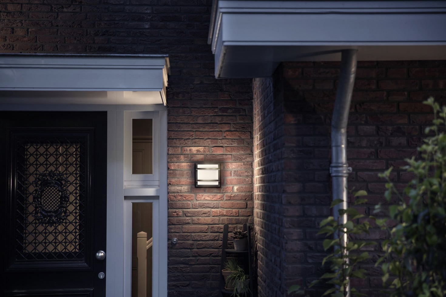 Philips LED Außenwandleuchte Petronia anthrazit warmweiß