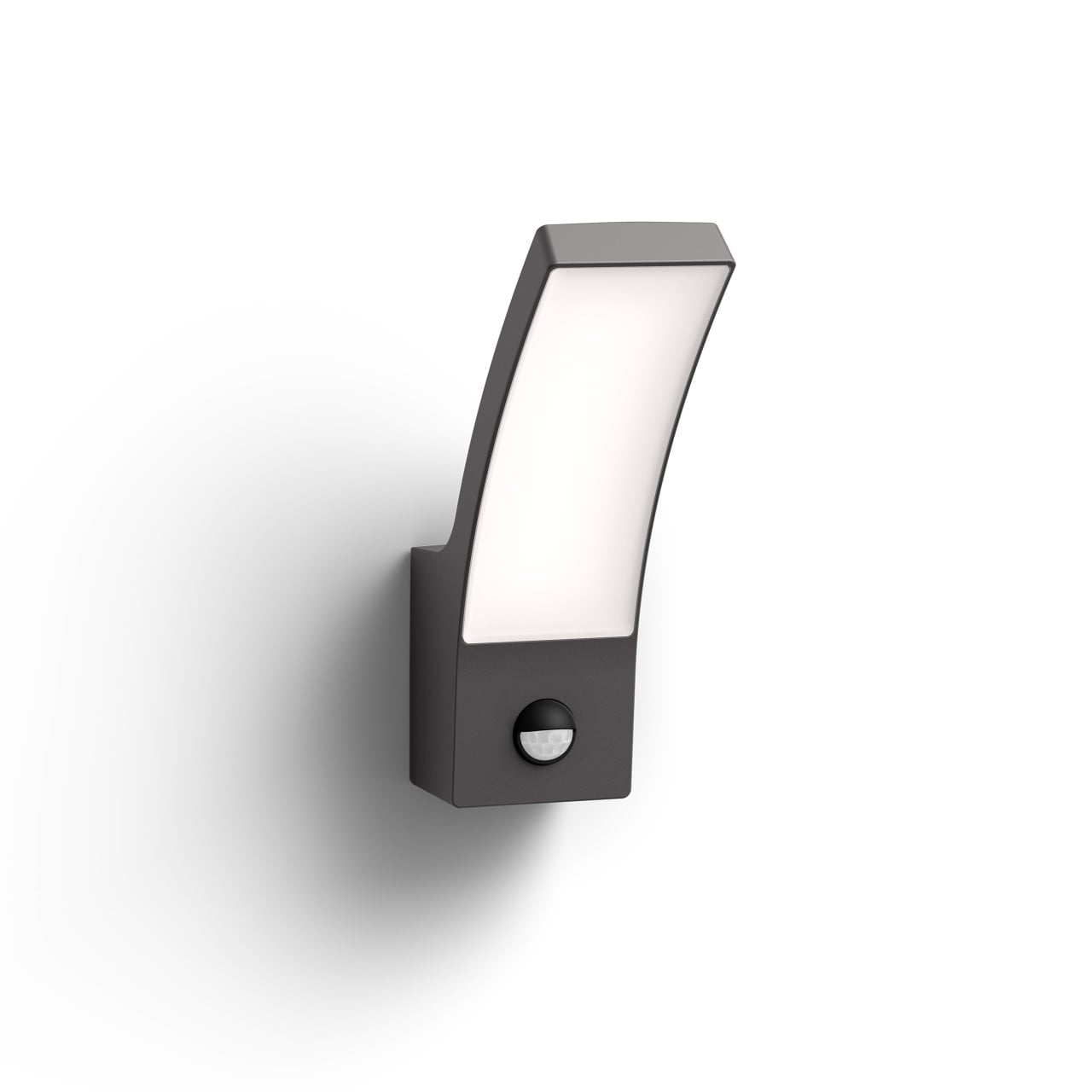 Philips LED Außenwandleuchte Splay anthrazit mit Bewegungssensor warmweiß Bild 2