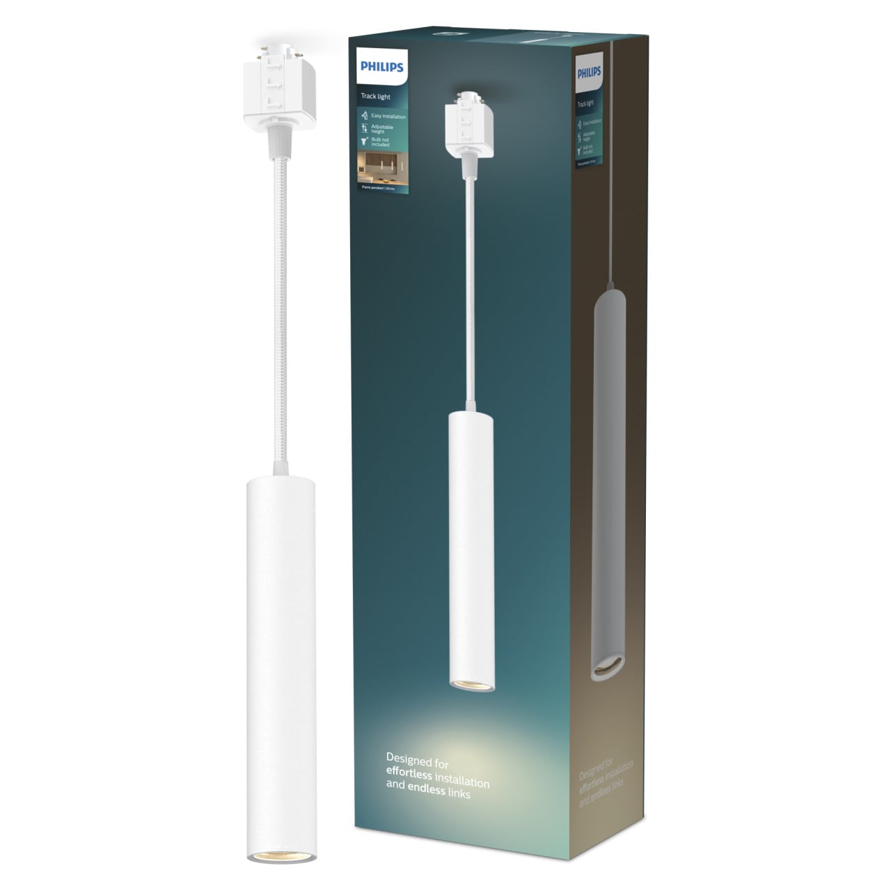 Philips Pendelleuchte 1er Pendel Paxie Easy Link weiß Bild 5