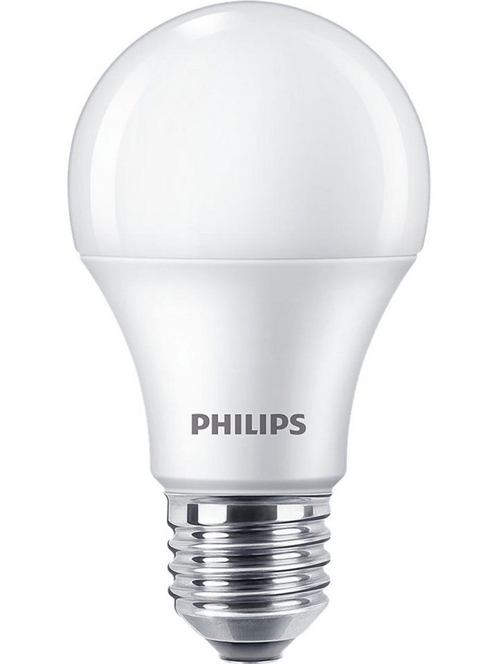 Philips LED Leuchtmittel Birnenform A60 E27 10 W warmweiß 4er Pack